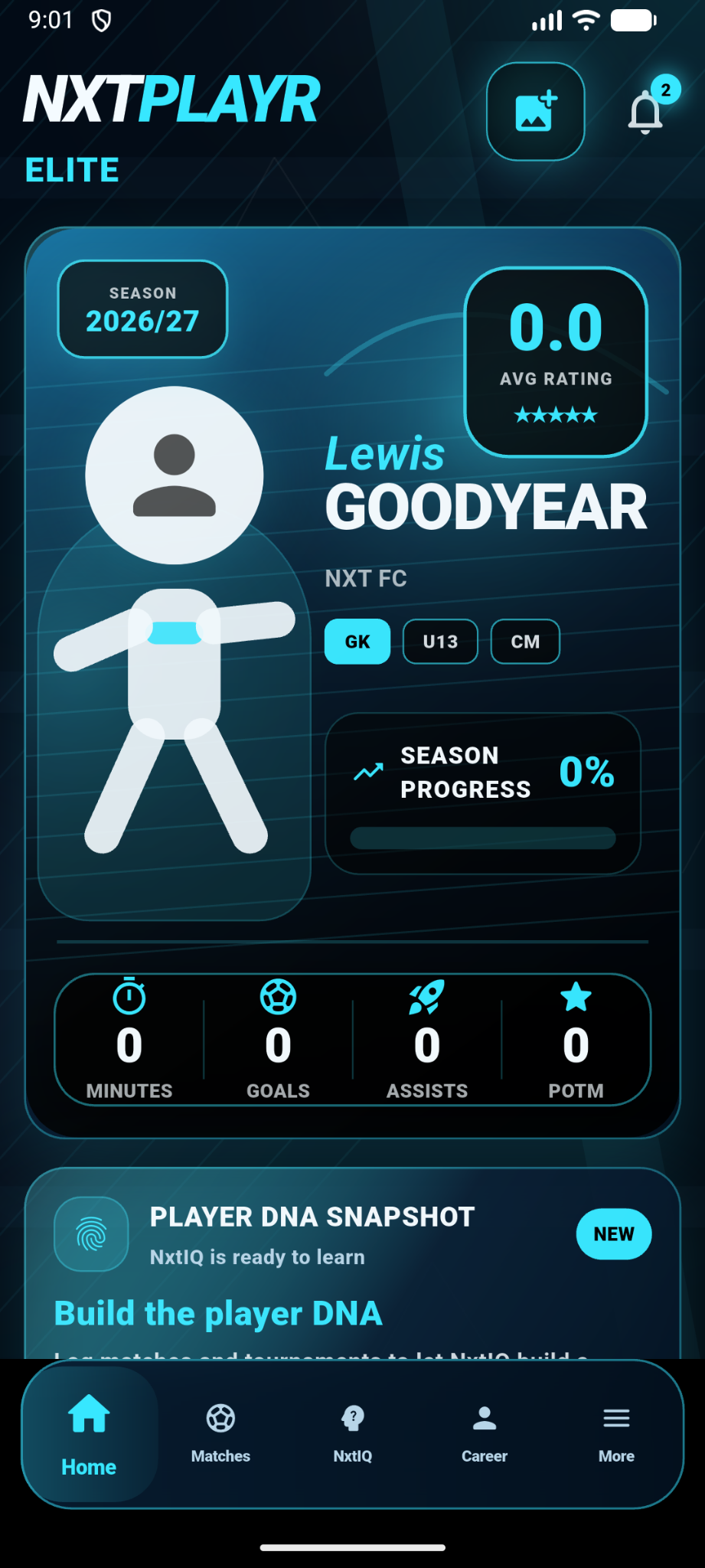 NxtPlayr cyan theme